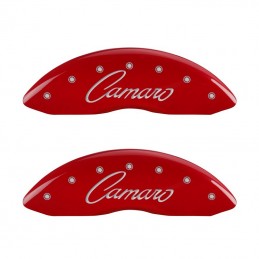 Caches Etriers de frein Camaro Cursive rouge Camaro 2010-15