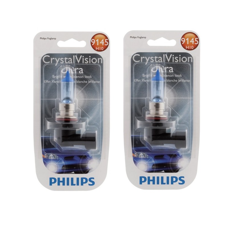 Ampoules antibrouillard Crystal Philips 9145 / H10 Paire