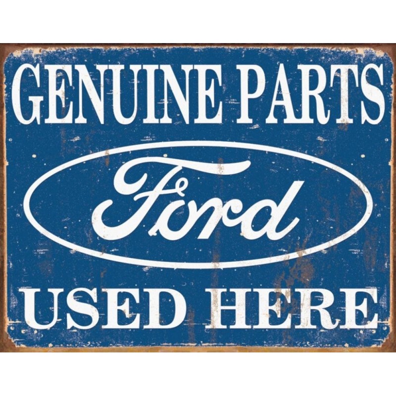 Plaque decorative Ford genuine parts used retro