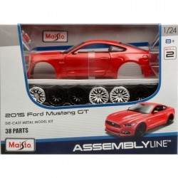Mustang 2015 1/24 Maïsto Assembly line rouge