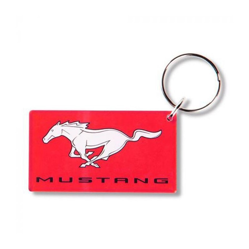 Porte clé Mustang plexi