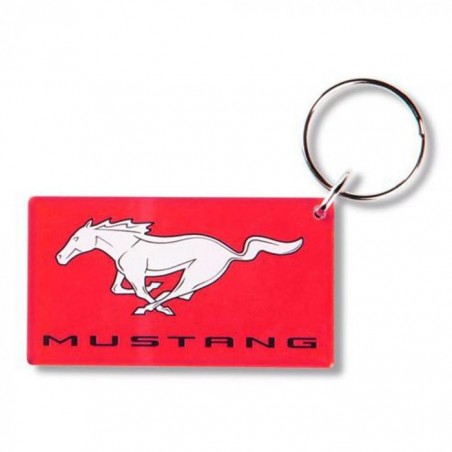 Porte clé Mustang plexi