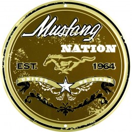 Plaque Ford Mustang Nation